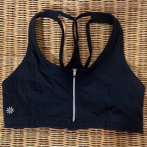Athleta Zipper Sports Bra